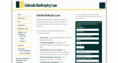 Desktop Screenshot of coloradobankruptcy.com
